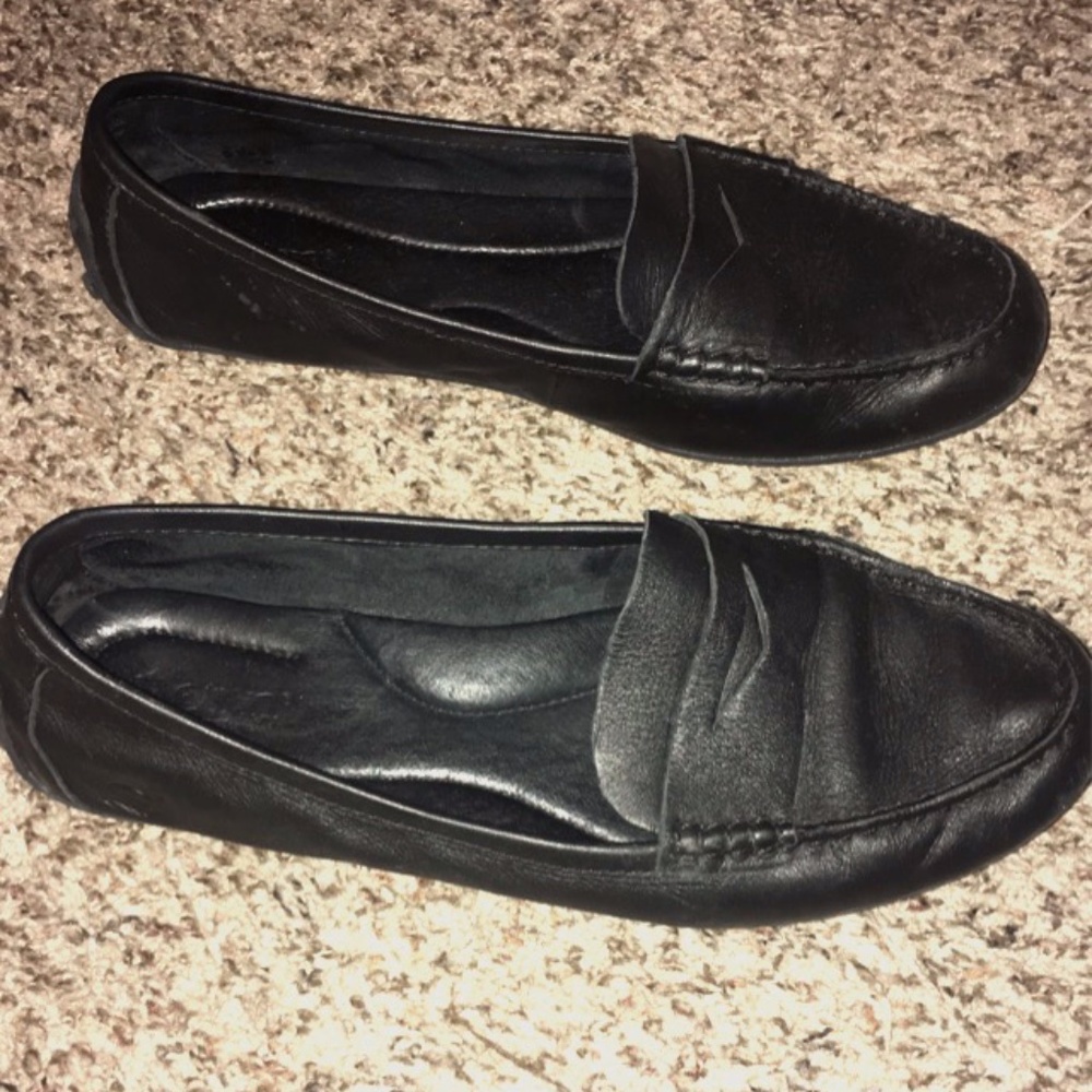 Born Black Driving Mocs/Loafers (EUC)